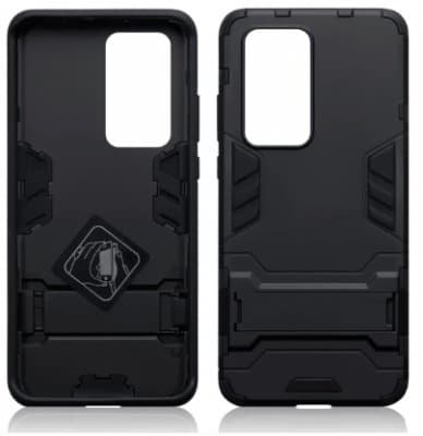 Huawei P40 Pro Skal Armour Svart med Ställ