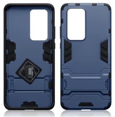 Huawei P40 Skal Armour Blå med Ställ