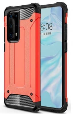 Huawei P40 Pro Skal Impact Orange Röd