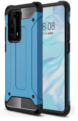 Huawei P40 Pro Skal Impact Metallic Blå