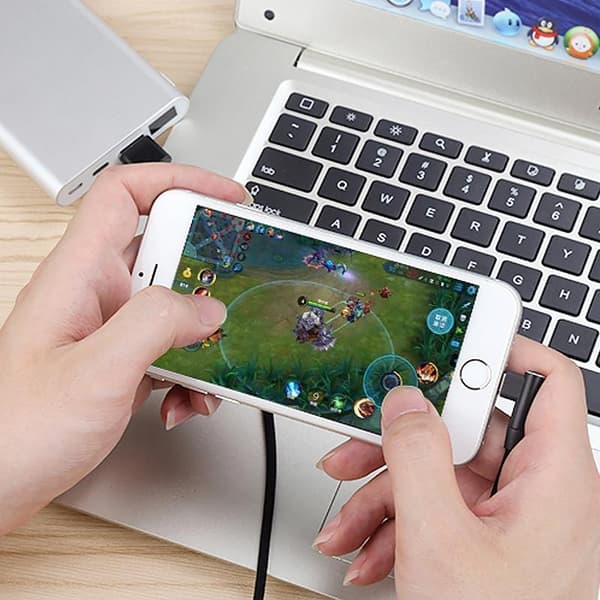 iPhone Premium hurtiglader albuekabel for gaming og mer