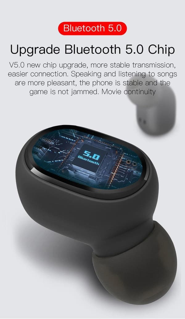M1 Premium Quality Bluetooth Earpod with Charging box Powerbank