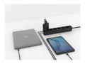 Miniatyrbilde 1 av 5: Green Cell - Strømadapter - 45 watt - PD 3.0 - 2 utgangskontakter (USB, 24 pin USB-C) - på kabel: USB-C - svart