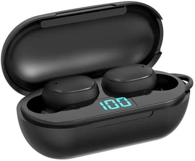 H6 TWS True Wireless Trådlösa Hörlurar med Powerbank