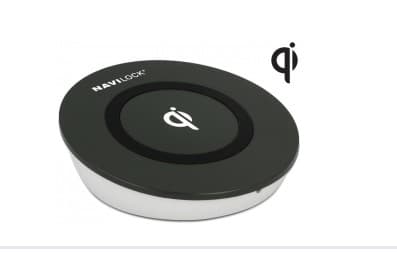 Navilock - Trådløst ladestativ - 1 A (USB) - for Google Nexus 4, Nexus 5, Nexus 7; LG Optimus G PRO E980, G Pro E986; Nokia Lumia 1520, 930