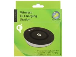 Navilock - Trådløst ladestativ - 1 A (USB) - for Google Nexus 4, Nexus 5, Nexus 7; LG Optimus G PRO E980, G Pro E986; Nokia Lumia 1520, 930
