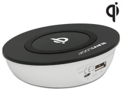 Navilock - Trådløst ladestativ - 1 A (USB) - for Google Nexus 4, Nexus 5, Nexus 7; LG Optimus G PRO E980, G Pro E986; Nokia Lumia 1520, 930