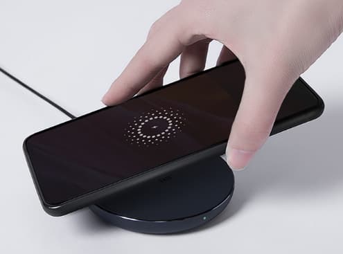Xiaomi Wireless Charging Pad, Sisätila, USB, 9 V, Langaton lataaminen, Musta