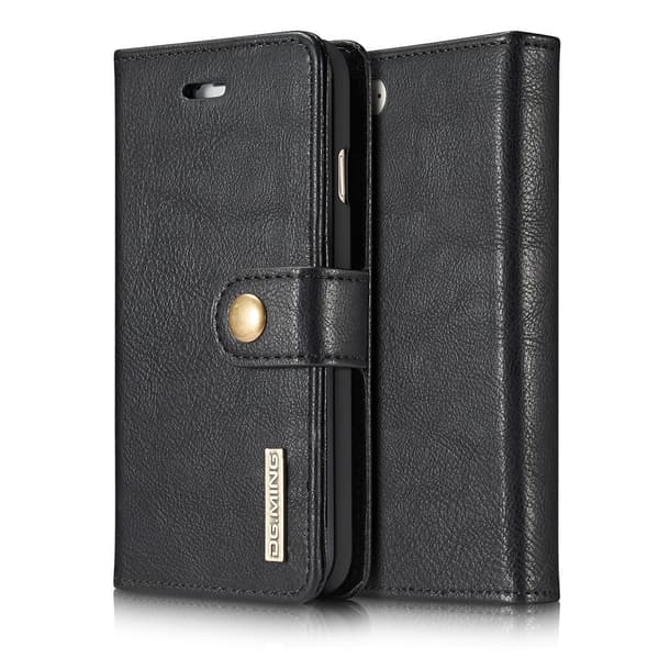 DG.MING 2-in-1 Magnet Wallet iPhone 7/8/SE Black