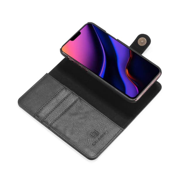 DG.MING 2-in-1 Magnet Wallet iPhone 11 Pro Max Black