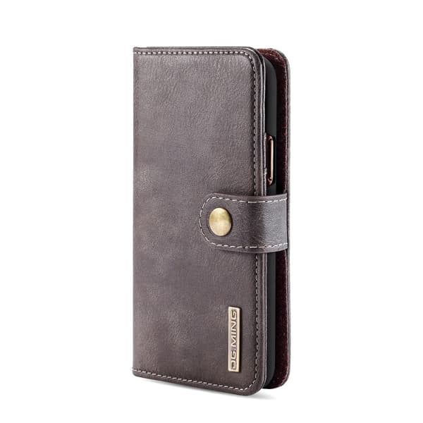 DG.MING 2-in-1 Magnet Wallet iPhone 11 Pro Max Brown