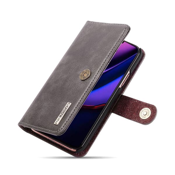 DG.MING 2-in-1 Magnet Wallet iPhone 11 Pro Max Brown