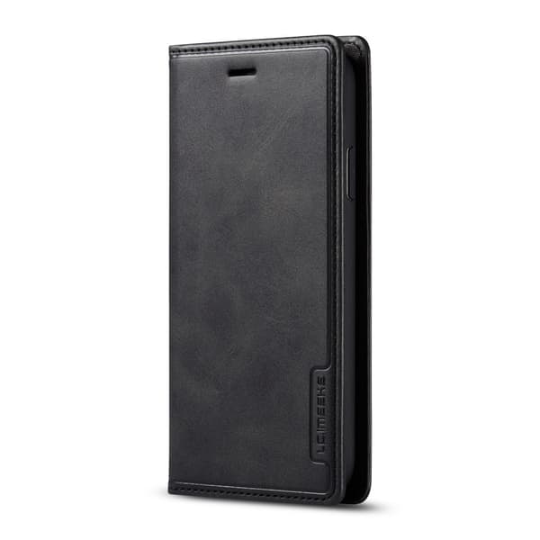LC.IMEEKE Plånboksfodral i Läder iPhone 11 Pro Max Svart