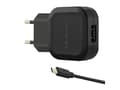 Pikkukuva 2 / 5: Qoltec 50195, Sisätila, AC, DC, USB, 5 V, 2,4 A, 1 m, Musta