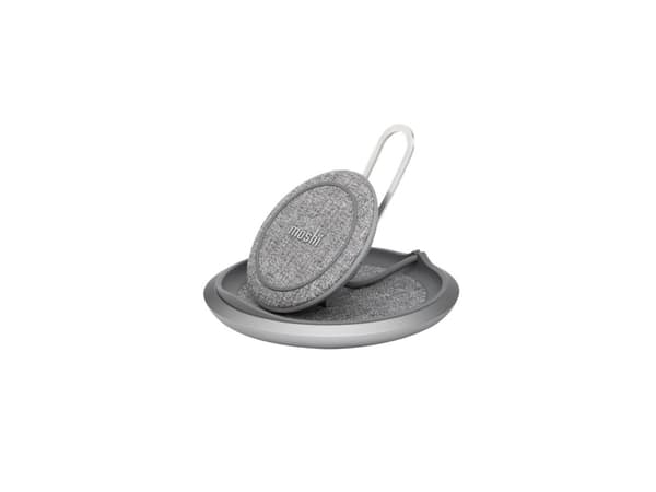 Moshi Lounge Q - Trådløst ladestativ - 15 watt Grå