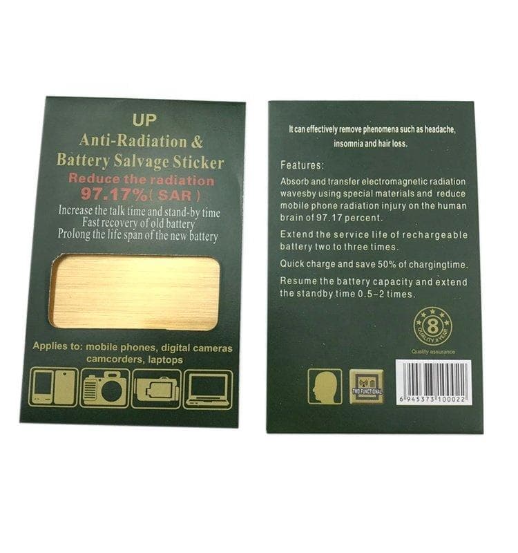 6-PACK Anti-Radiation sticker for smartphone and electronic devices