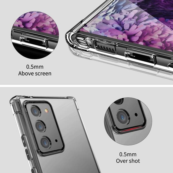 LEEU DESIGN Air TPU Skal Galaxy Note 20 Transparent