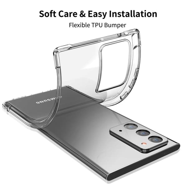 LEEU DESIGN Air TPU Skal Galaxy Note 20 Transparent