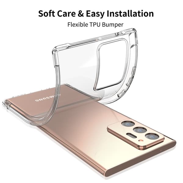 LEEU DESIGN Air TPU Skal Galaxy Note 20 Ultra Transparent