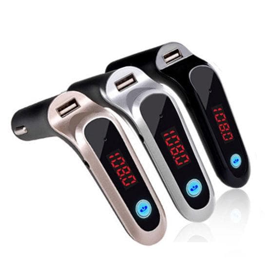 FM Transmitter with Bluetooth Handsfree 4 in 1 Black