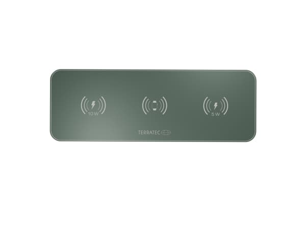 Terratec ChargeAIR All, inomhus, 9 V, 1,2 A, Trådlös laddning, Grön