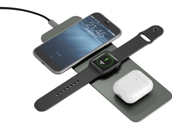 Terratec ChargeAIR All, inomhus, 9 V, 1,2 A, Trådlös laddning, Grön