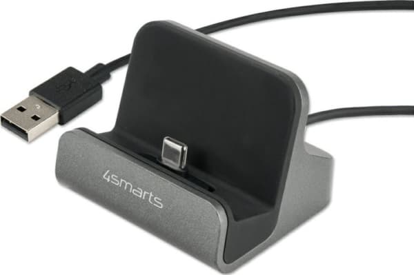 4smarts VoltDock, Sisätila, USB, 5 V, Harmaa