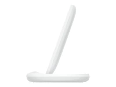 Belkin BoostCharge - Trådløs ladepute + AC-strømadapter - 15 watt - hvit - for Apple iPhone 11, 11 Pro, 11 Pro Max, 8, 8 Plus, X, XR, XS, XS Max; Sam