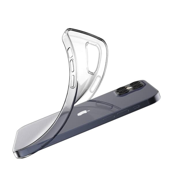iPhone 12 / 12 PRO silikondeksel TPU - Gjennomsiktig