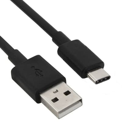 Samsung S8 / S8 Plus Laddare | 1 METER | USB Type-C SVART