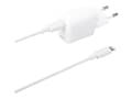 Miniatyrbilde 2 av 5: DELTACO USBC-AC141 - Strømadapter - 20 watt - 3 A - PD (24 pin USB-C) - hvit