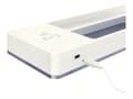 Miniatyrbilde 5 av 5: Leitz WOW Desk Organizer - Trådløs ladematte - 1 A - på kabel: Micro-USB - hvit