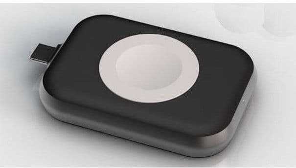 ZENS Dual Apple Watch/Airpods Laddare USB-C Stick Aluminium Svart (MFI-module)