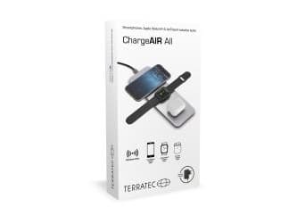 Terratec ChargeAIR All, Innendørs, 9 V, Trådløs lading, Aluminium
