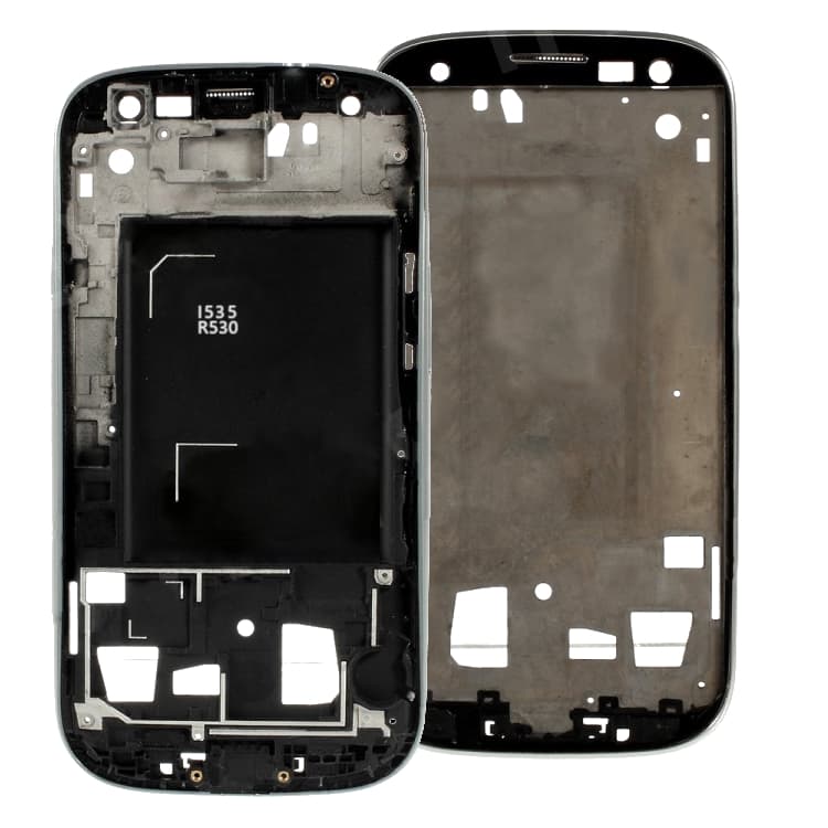 Samsung Galaxy S3 LTE (I535 / R530) Chassi med Delar - Silver