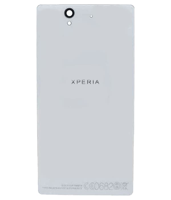 Sony Xperia Z Vit Baksida Original med Tejp