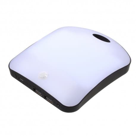 Solar cell charger 2 in 1 with built-in LED sensor lamp