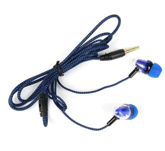 Mambaman TM1 hörlurar 3,5 mm in-ear hörlurar bas sport gul