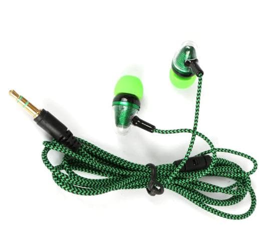 Mambaman TM1 hörlurar 3,5 mm in-ear hörlurar bas sport gul