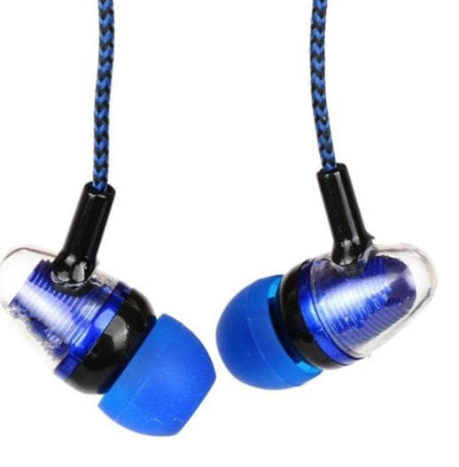 Mambaman TM1 hörlurar 3,5 mm in-ear hörlurar bas sport gul Gul