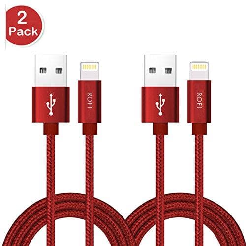 2 st super kvalitet 2 m iphone svart