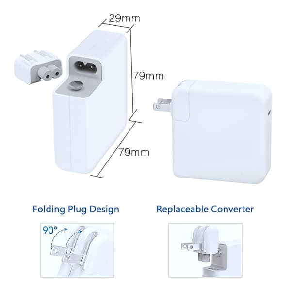 Yhteensopiva Apple Macbook Power Safe -laturi, 96 W Usb-C - Macbook Pro 16"