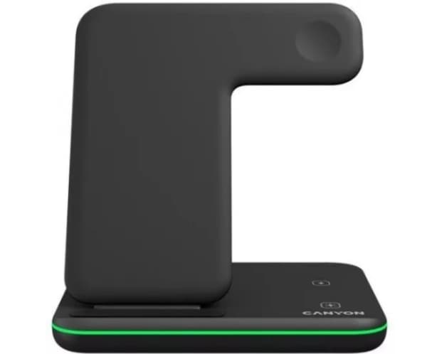 Canyon WS-303 - Trådløst ladestativ - 15 watt - 2.7 A - Fast Charge - svart