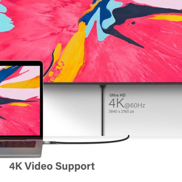 ALOGIC Ultra USB-C till HDMI Kabel 4K @60Hz 2 meter