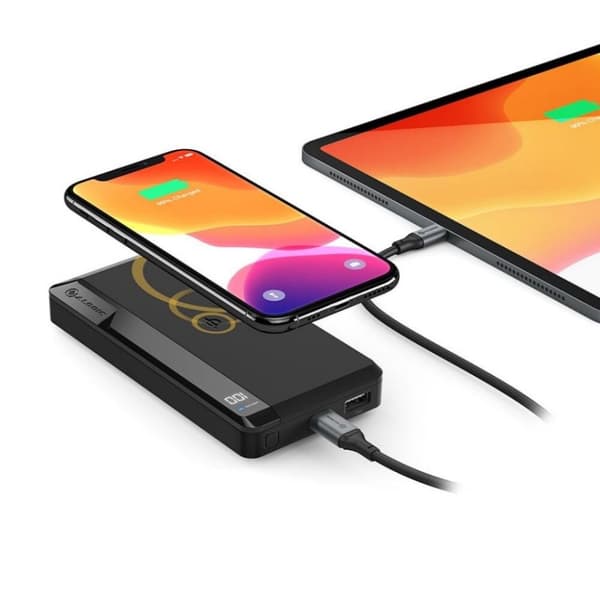 ALOGIC USB-C 10.000mAh Wireless Power Bank Ultimate Musta musta