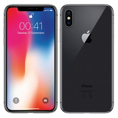 Begagnad iPhone X 64GB Svart Olåst i Perfekt skick Klass A+