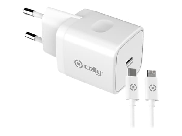 Celly TC1C20WLIGHTWH, Sisätila, AC, 20 A, Valkoinen Valkoinen