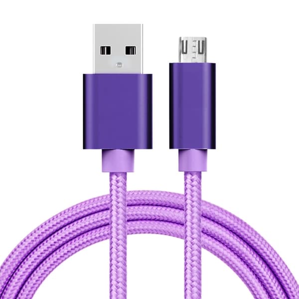 Micro USB till USB Tygkabel 1 meter