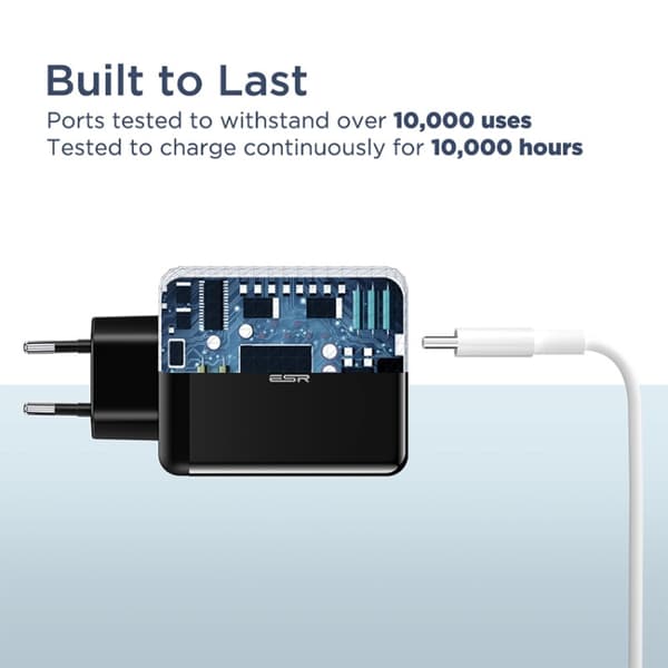 ESR USB & USB-C PD 30W Strömadapter