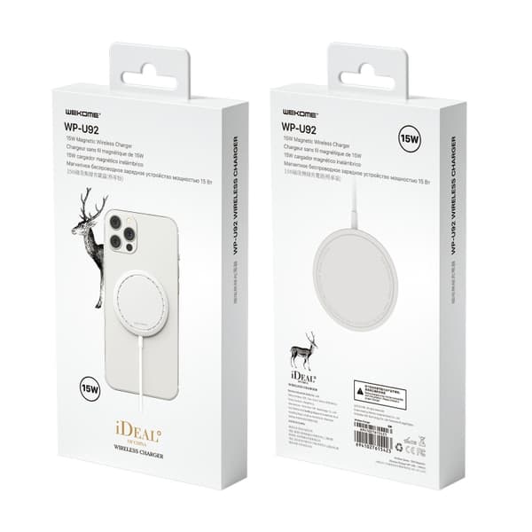 WK Magsafe iPhone Laddare Magnetisk 15W